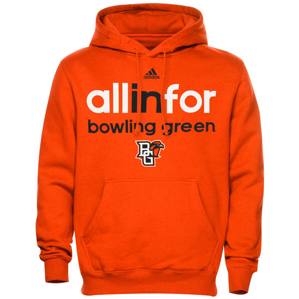 Men NCAA Bowling Green St. Falcons adidas Ultimate All In For Hoodie Orange